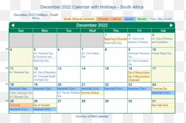 December 2022 Calendar With Holidays - Vertical Emoji,Holiday Emoji Christmas Hanukkah