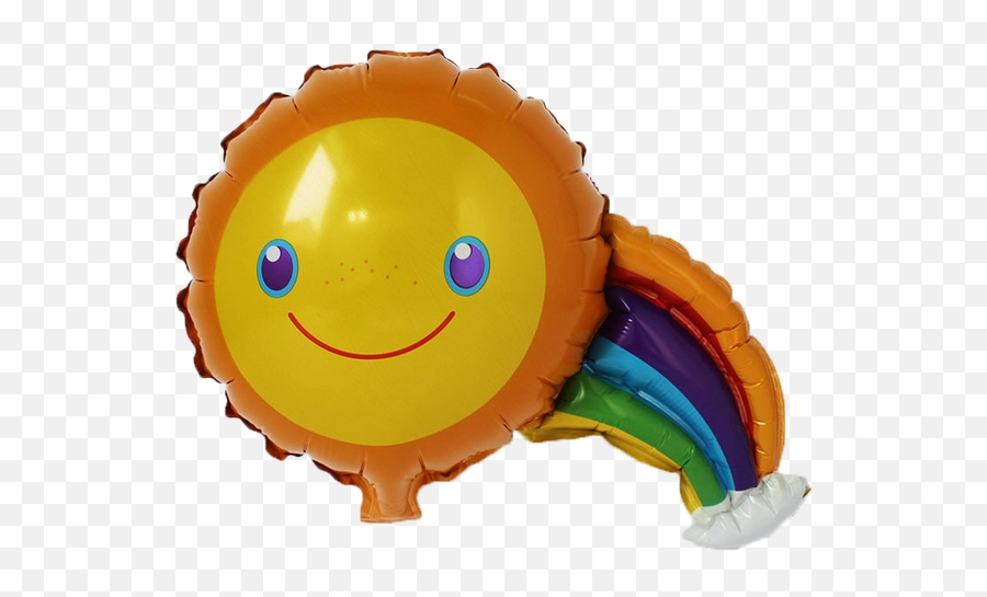 Novo Sorriso Arco Íris Borla Nuvem - Happy Emoji,Emoticon Folha