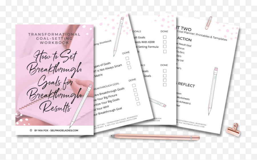 Goal Setting Transformational Workbook - Document Emoji,Emotion Coaching Workbook