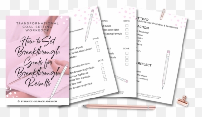 Goal Setting Transformational Workbook - Document Emoji,Emotion Coaching Workbook