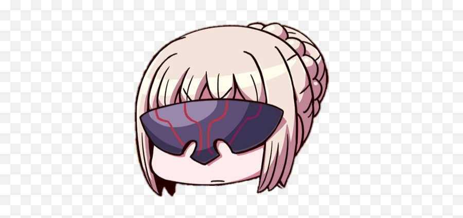 Have Your Favorite Servantu0027s Head Or An Early April - Saber Alter Fate Grand Order Skins Emoji,Yukkuri Emoticon