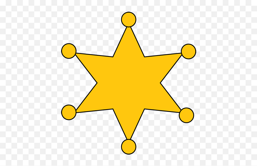 Deputy Badge Cliparts Png Images - Clip Art Sheriff Star Emoji,Sherriff Emoji