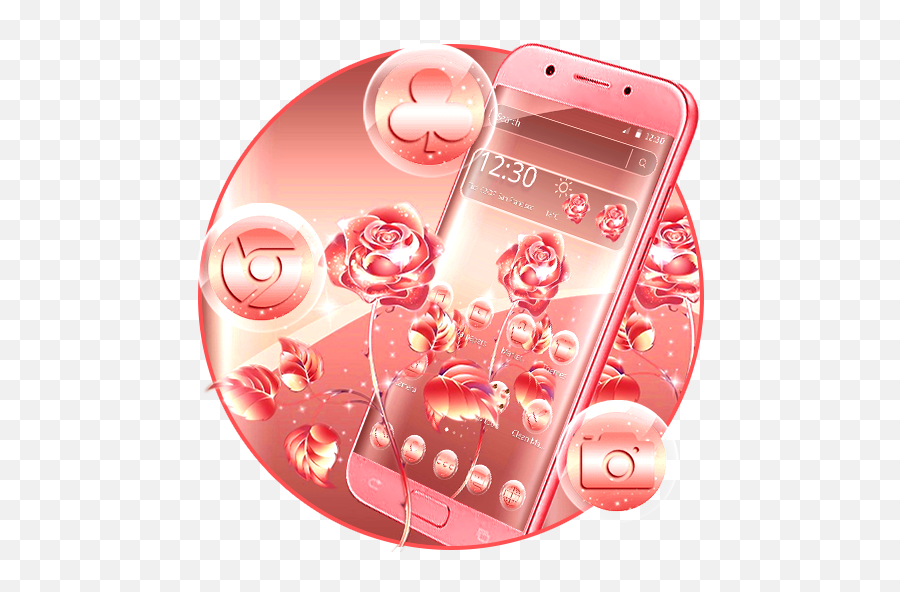Pink Brown Rose Theme Apk 113 - Download Apk Latest Version Emoji,Heart Emoji Andriod