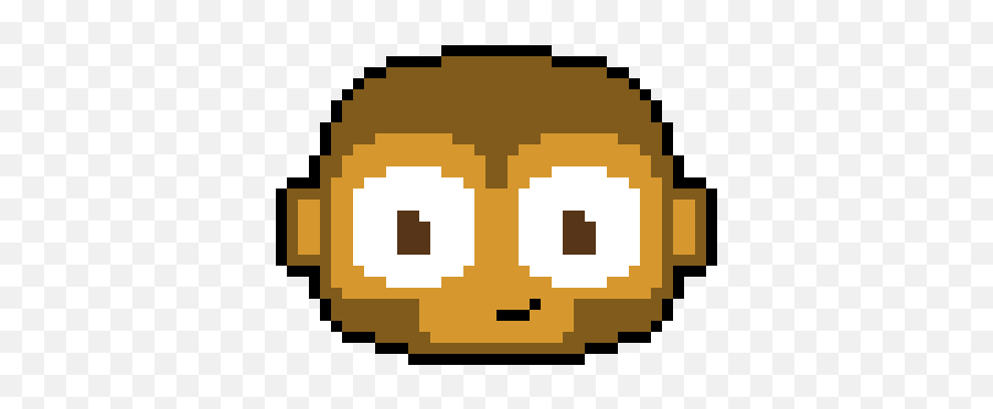 Basic Monkey 20 Pixel Art Maker Emoji,Basic Emoticon