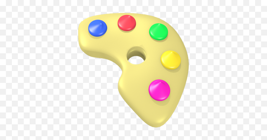 Color Palette And Brush 3d Illustrations Designs Images Emoji,Paint Emoji