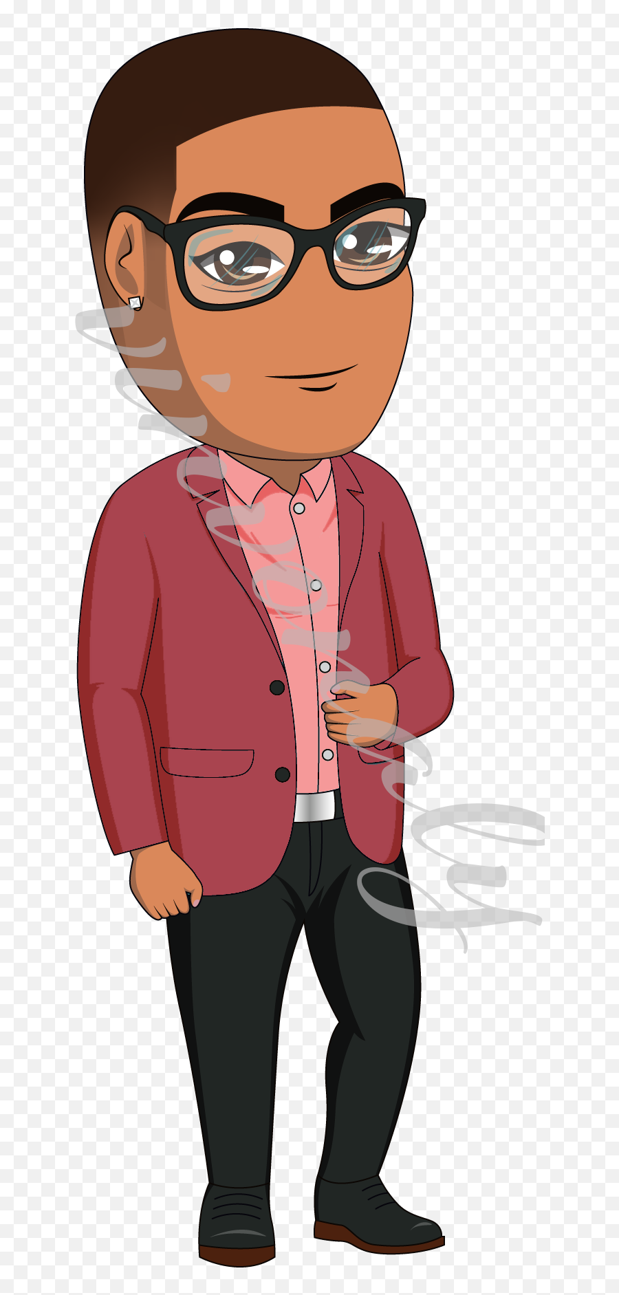 Brother Craig Mini Faithful - Die Cut Emoji,Old Man Standing Emoji