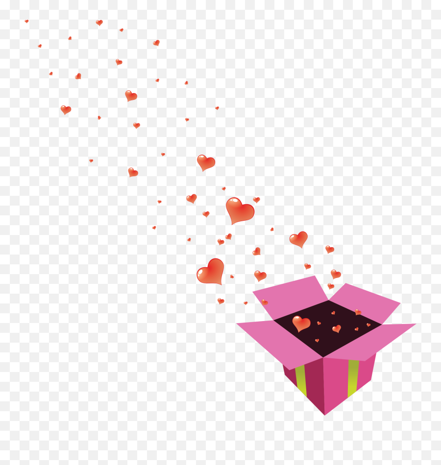 Gift Heart Valentines Day Png Image - Girly Emoji,Gift Heart Emoji