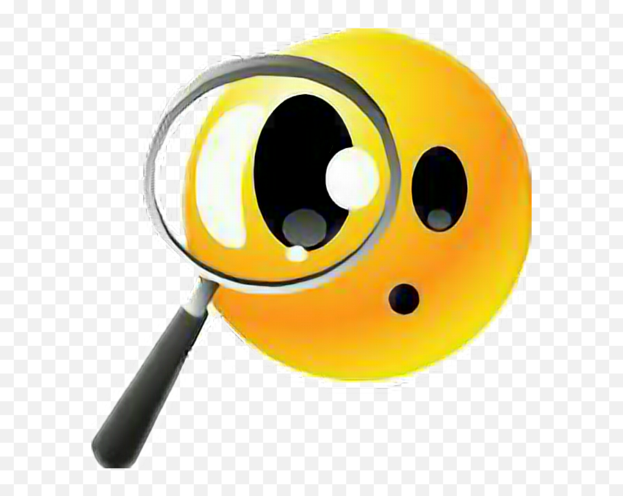 Lupa Calla Observa Sticker By Miss Frenesí - Emojis Detetive,Emoji Magnifying Glass And Tv