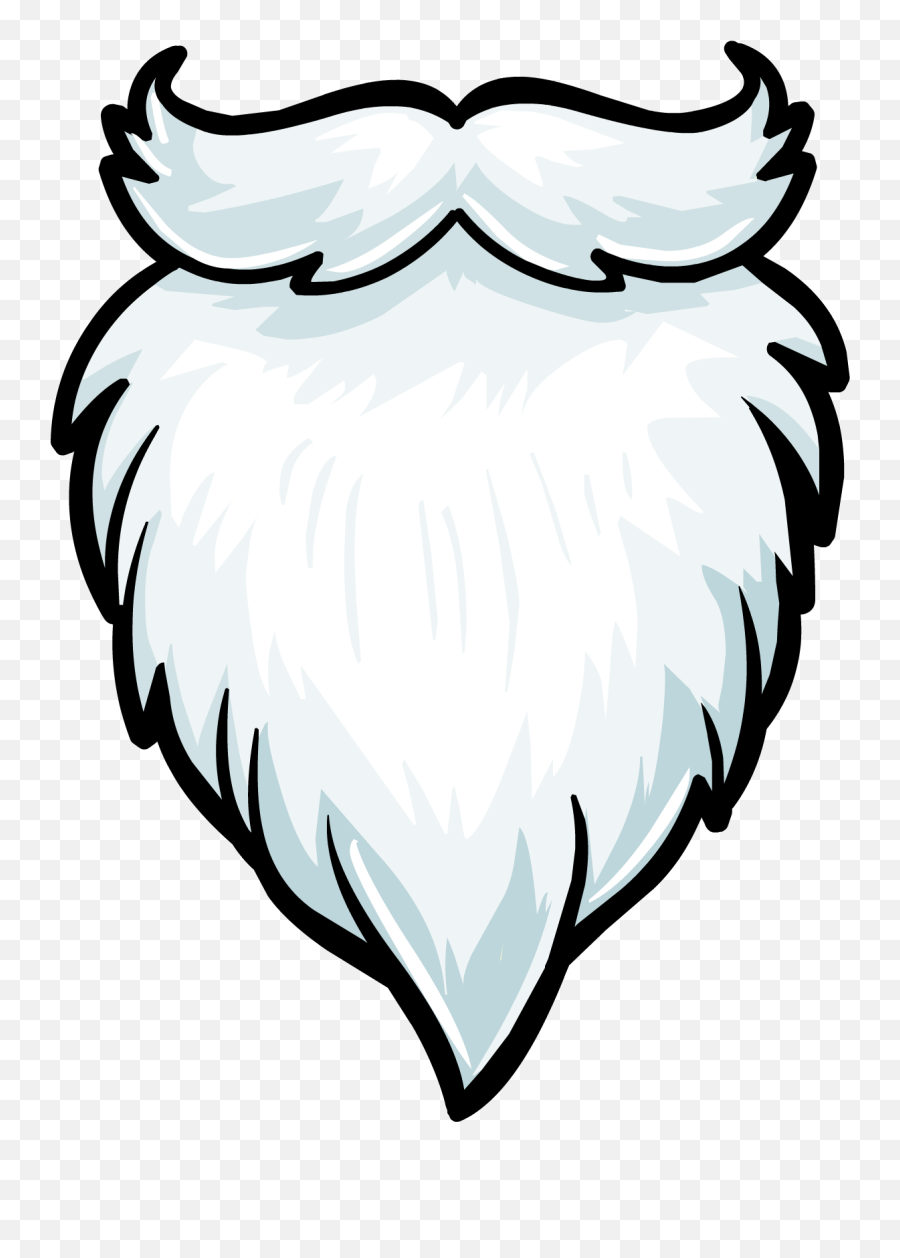 Santa Beard Clipart - Transparent Background Santa Beard Emoji,Black Santa Emoji