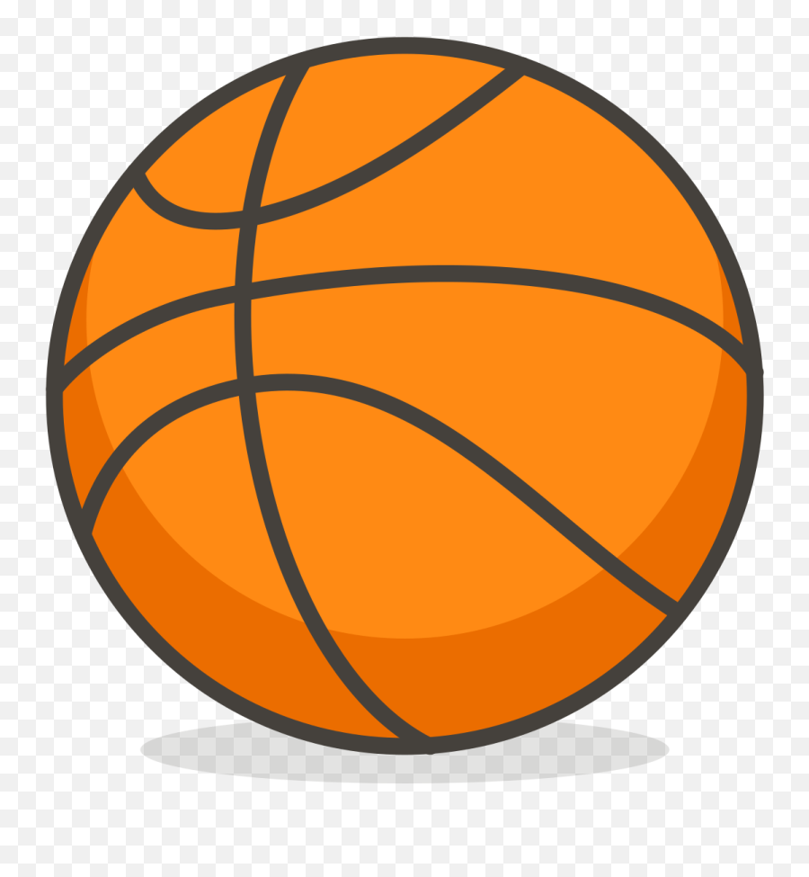 Basketball Emoji Clipart Free Download Transparent Png - Balon De Baloncesto Dibujo,Ball Emoji
