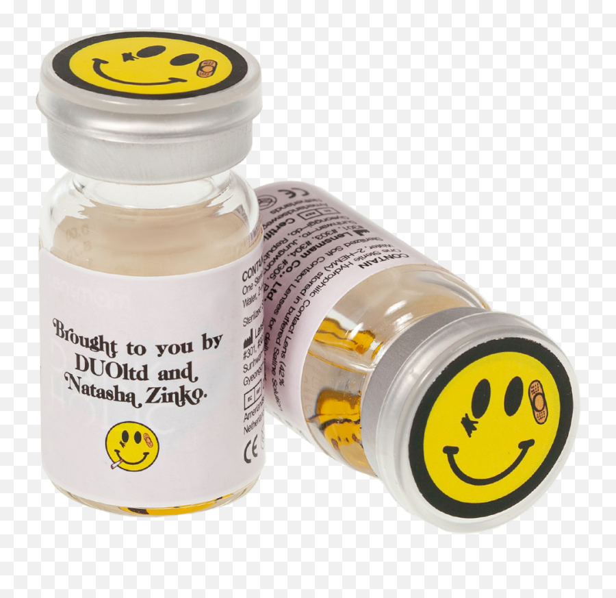 Smiley Lenses - Natasha Zinko Smile Contact Lenses Emoji,Pill Emoji Transparent