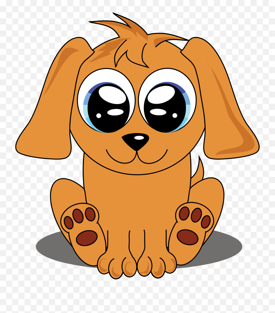 Free Dog Transparent Gif Download Free Clip Art Free Clip - Gambar Anak Anjing Kartun Emoji,Snapchat Dog Emoji