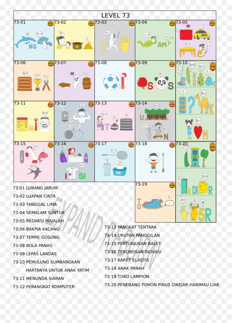 Kunci Jawaban Tebak Gambar Level 73 - Dot Emoji,Emoji Level 73 Answer