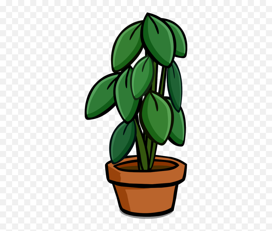 Large House Plant - House Plant Cartoon Transparent Emoji,Potted Plant Emoji