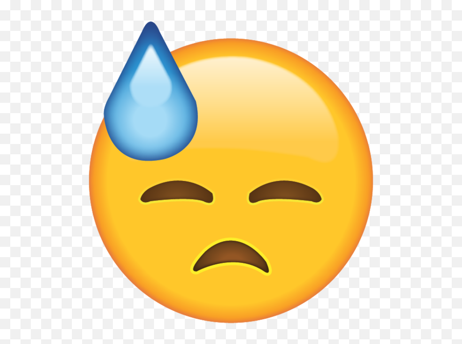 Download Face With Cold Sweat Emoji - Face With Cold Sweat Emoji Png,Terrible Emojis