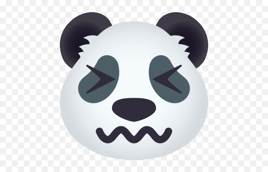 Confounded Panda Gif - Confounded Panda Joypixels Discover U0026 Share Gifs Panda Sticker Emoji,Confounded Emoji