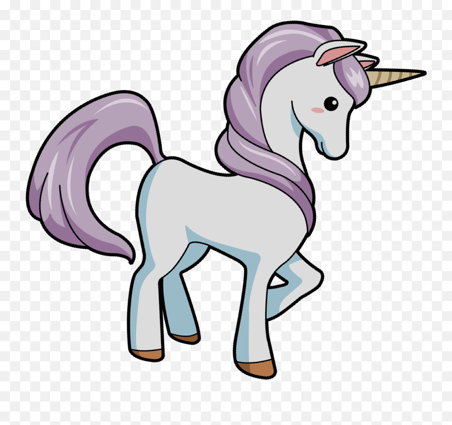 Cute Unicorn Cartoon Cuteunicorn Club - Imagen Unicornio De Caricatura Emoji,Eating Unicorn Emoji