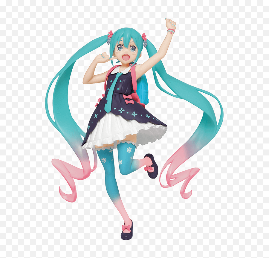 Hatsune Miku Transparent Cartoon - Jingfm Spring Miku Figure Emoji,Miku Gumi Emotions