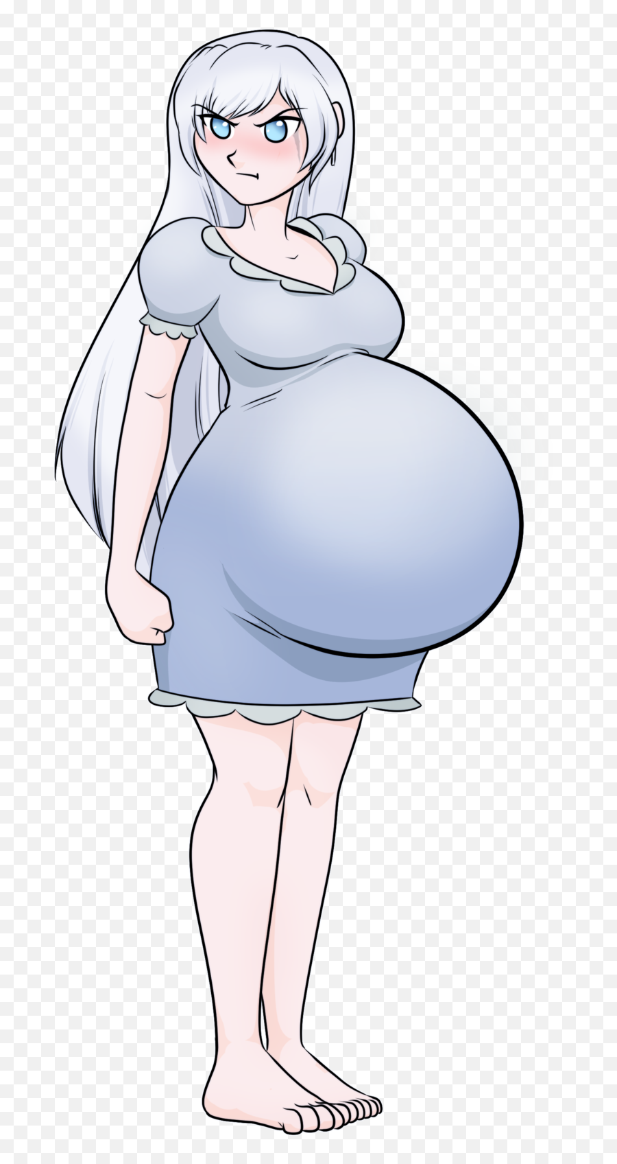 Rwby Fat Rwby And Pregnant Rwby - Inflation Of Light Deviantart Super Pregnant Emoji,Rwby In Emojis