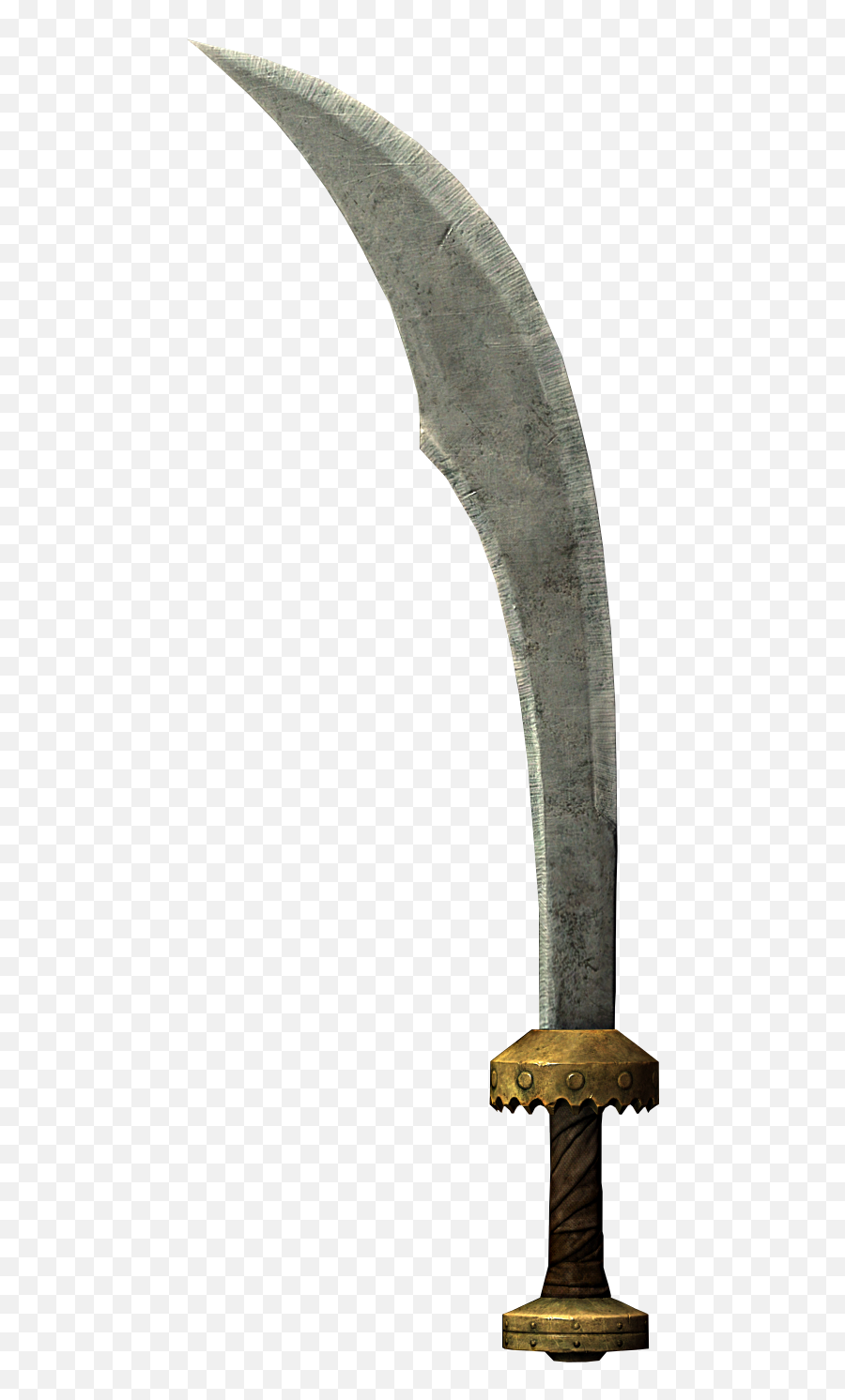 Skyrim Redguard Scimitar Sword Imperial - Transparent Background Skyrim Sword Png Emoji,Orc Emoticon Elder Scrolls