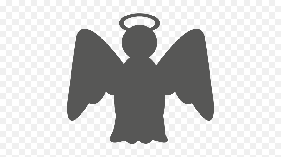 Angel Icons In Svg Png Ai To Download - Angel Silueta Png Emoji,Angel Crown Emoticon