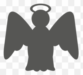 Angel Icons In Svg Png Ai To Download - Angel Silueta Png Emoji,Angel Crown Emoticon