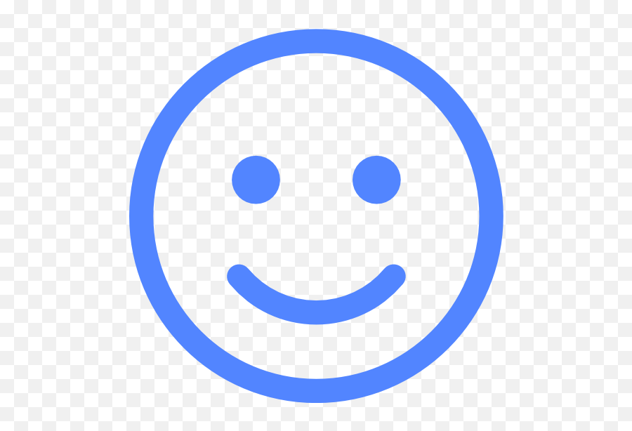 Who - Blue Smile Emoji,Csat Emoticon