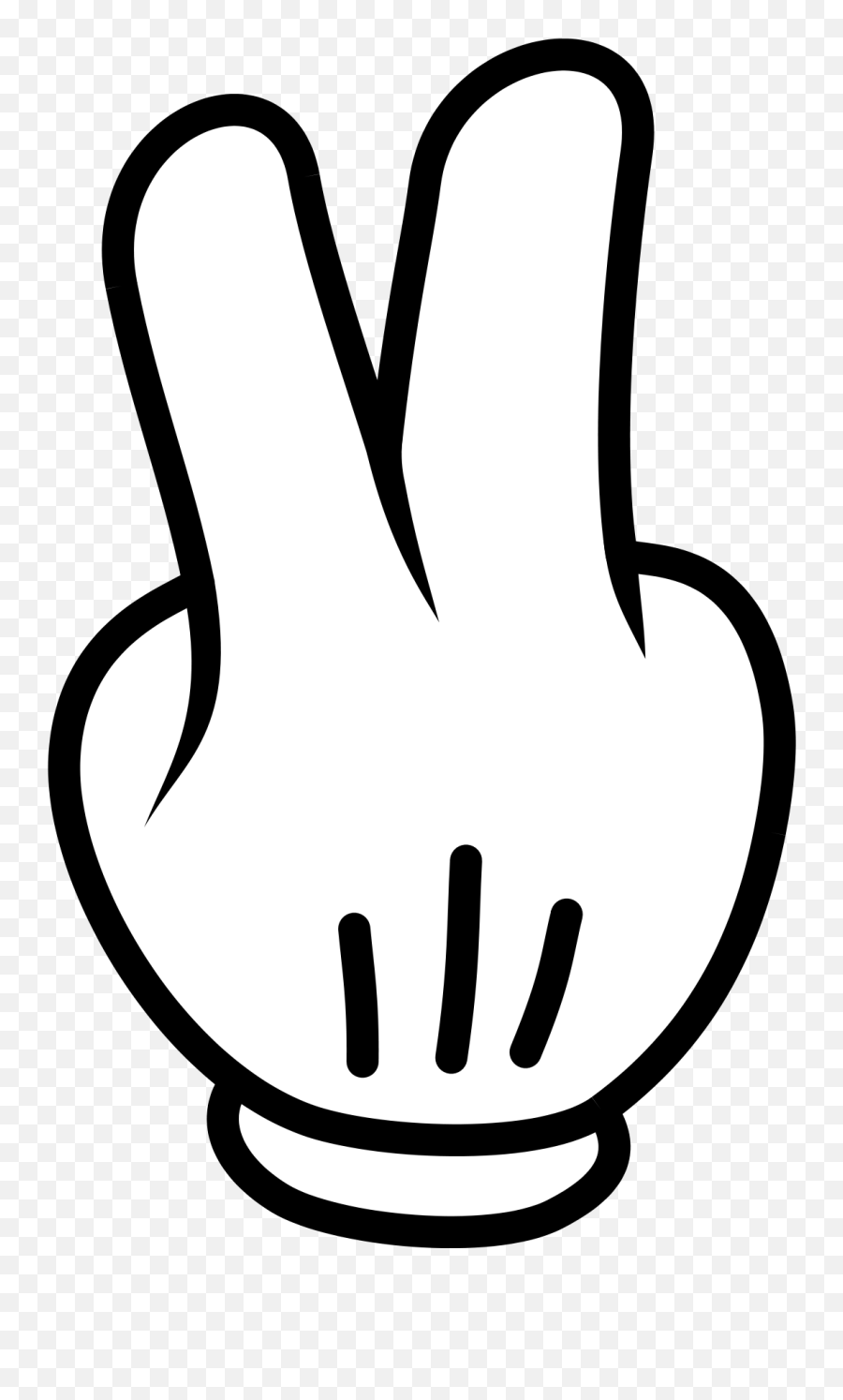 Free Finger Cliparts Download Free Clip Art Free Clip Art - Mickey Mouse Peace Sign Emoji,Fingers Crossed Emoji