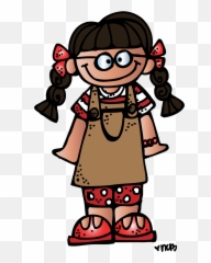 Melon Head Kids Clipart - Girl Melon Head Clipart Emoji,Mellonhead Emoticon