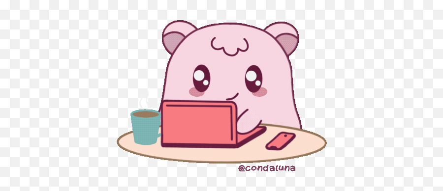 Condaluna Free Stickers Animated Gifs Fonts Wallpapers - Animated Cute Work Gif Emoji,Tiny Animated Emoticon Gifs