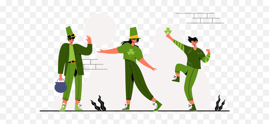 Best Premium Happy Tigernull Emoji Illustration Download In - Standing Around,Best St Patrick's Day Emoticons