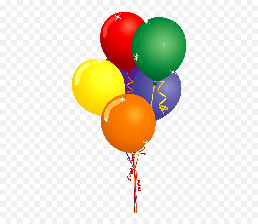 Birthday Balloons 0 Images About Balloon Clip Art On Art - Balloon Birthday Clip Art Emoji,Birthday Balloon Emoji