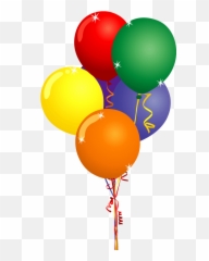 Birthday Balloons 0 Images About Balloon Clip Art On Art - Balloon Birthday Clip Art Emoji,Birthday Balloon Emoji