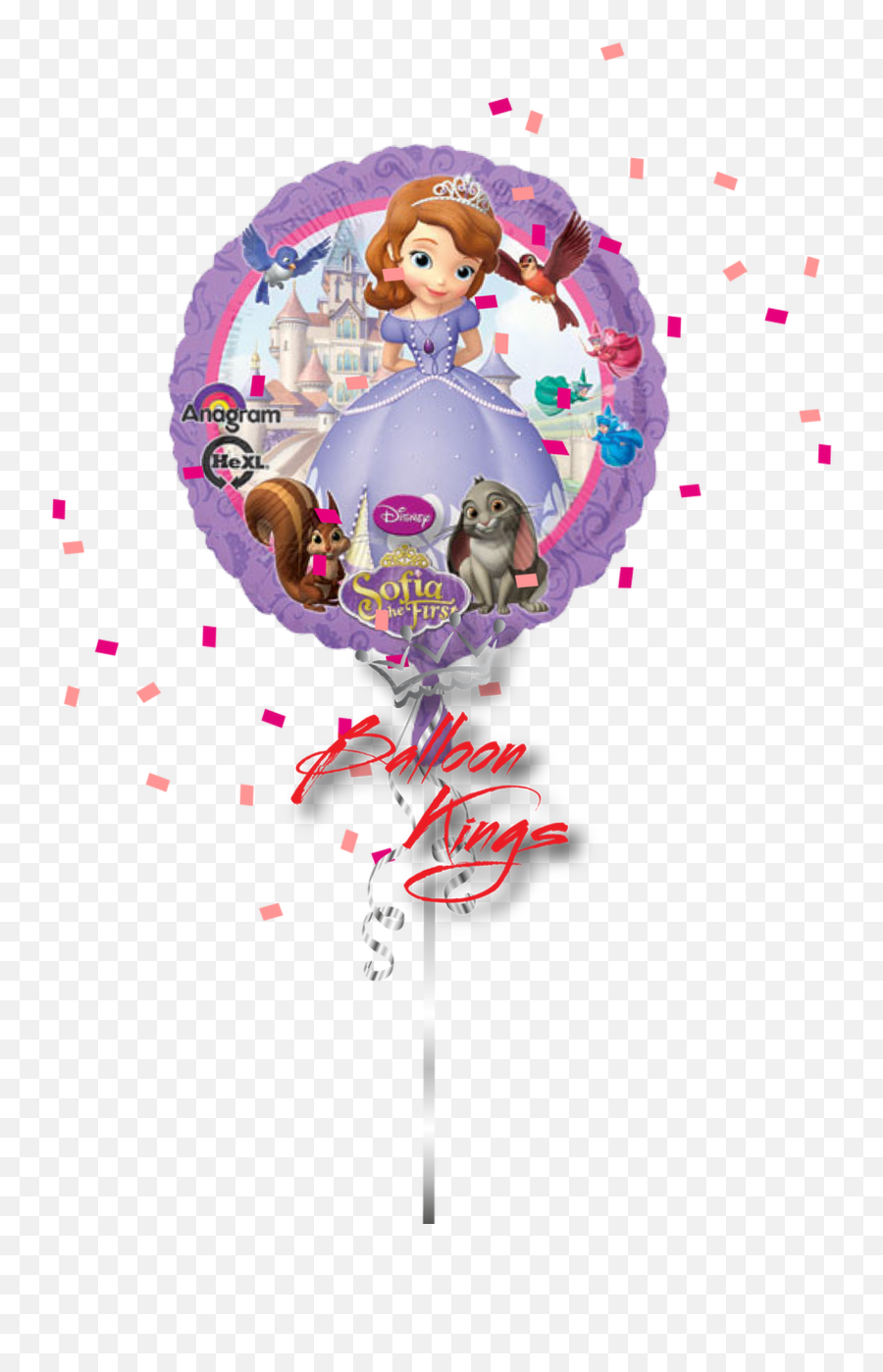 Sofia The First Round - Sofia The First Balloon Emoji,Beauty And A Beast Emoji