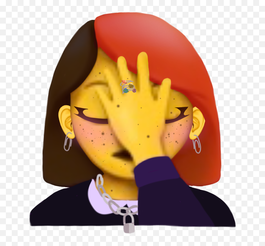The Most Edited Emoji,Mad Person Facepalm Emoji Iphone