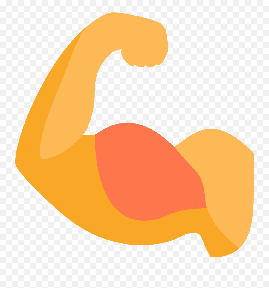 Elbow Clipart Biceps Elbow Biceps - Muscle Flex Png Emoji,Buff Arm Emoji