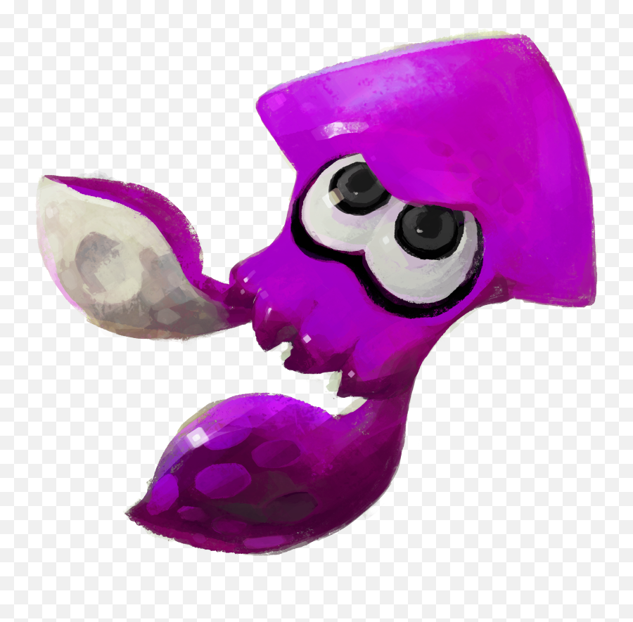 Splatoon Squid Clipart Clipartfest 2 - Splatoon Inkling Squid Purple Emoji,Splatoon Emojis