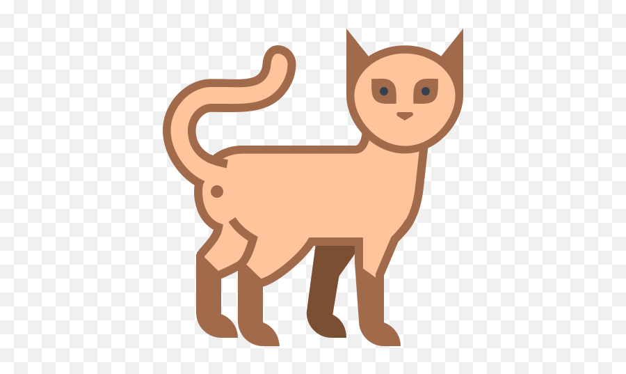 Cat Butt Icon In Office Style Emoji,Cat Emoji Applee