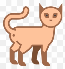 Cat Butt Icon In Office Style Emoji,Cat Emoji Applee