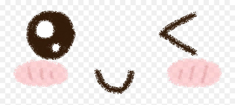 Cute Kawaii Wink Smily Smilyface Sticker By Herhighlow Emoji,Kawaii Emoticon