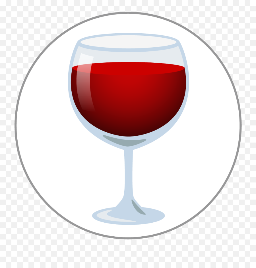 Wine Glass Emoji 25mm Centre Disc,Measuring Cup Emoji