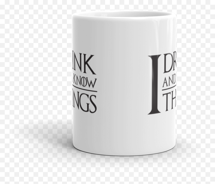 I Drink And I Know Things Game Of Thrones Inspired Mug Emoji,Coffee Cup And Frog Emoji Meaning