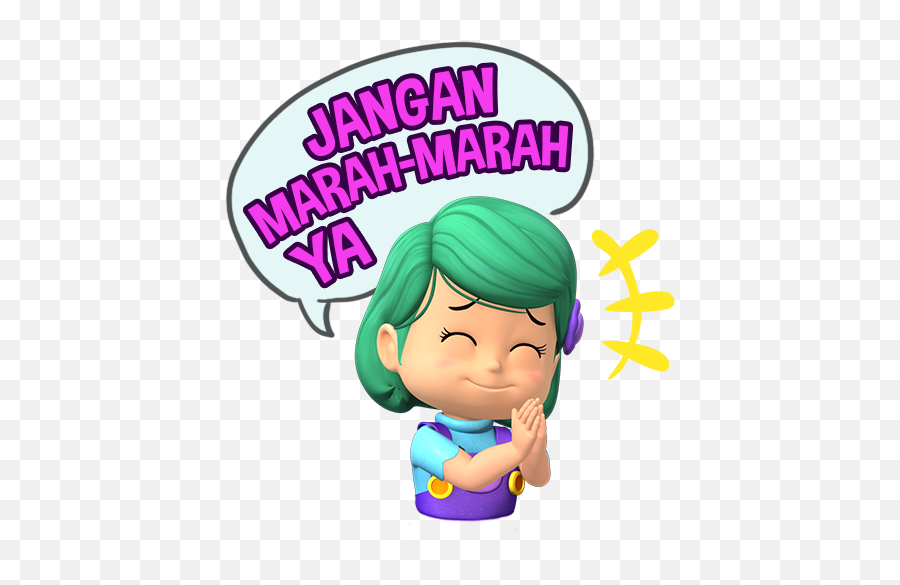 Kiko Sticker For Messenger By Media Nusantara Citra Pt Tbk Emoji,Emoticon Marah