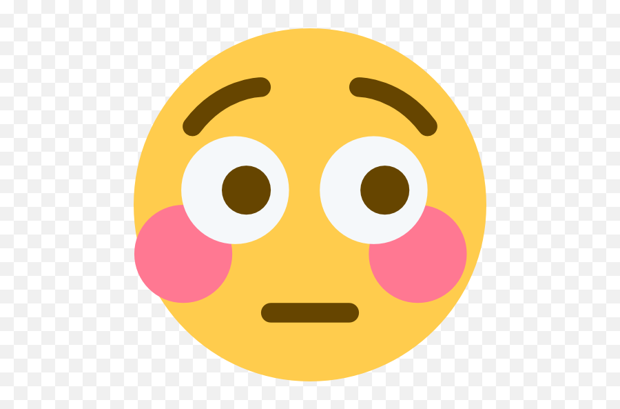 Emojipedia Blushing Flushing Face - Emoji Png Download 512 Flushed Emoji,Emoji Invitation
