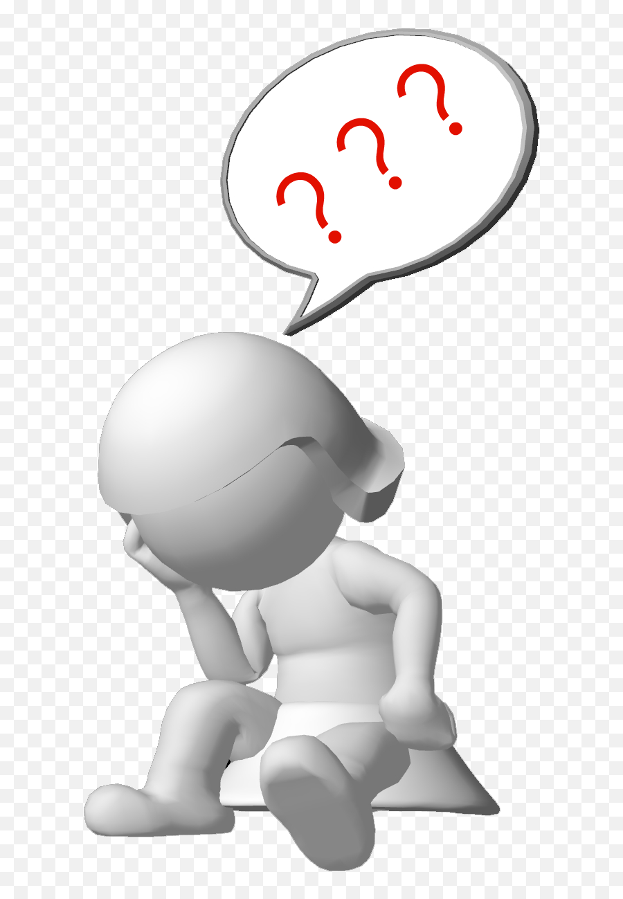 Brain Png - Png Thinking Person Png Brain Png Question Mark Question Mark Thinking Person Png Emoji,Question Marks Emoji