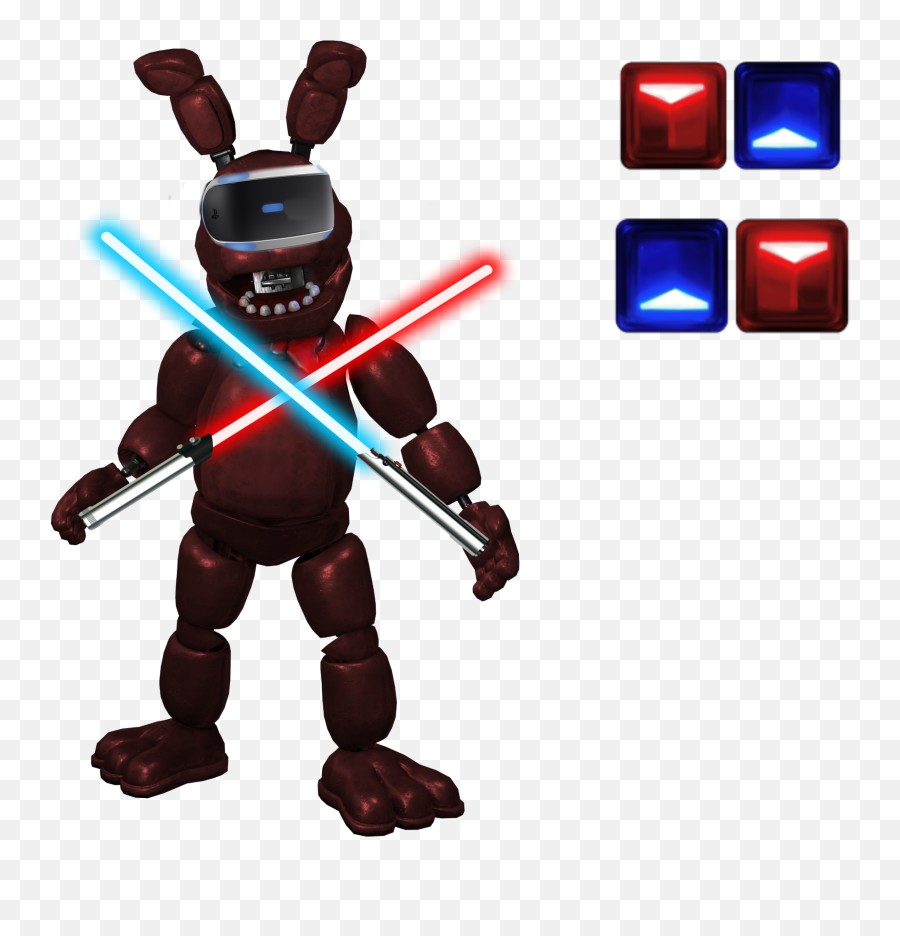 Fnafar Beat Saber Bonnie Sticker - Fictional Character Emoji,Saber Emoji