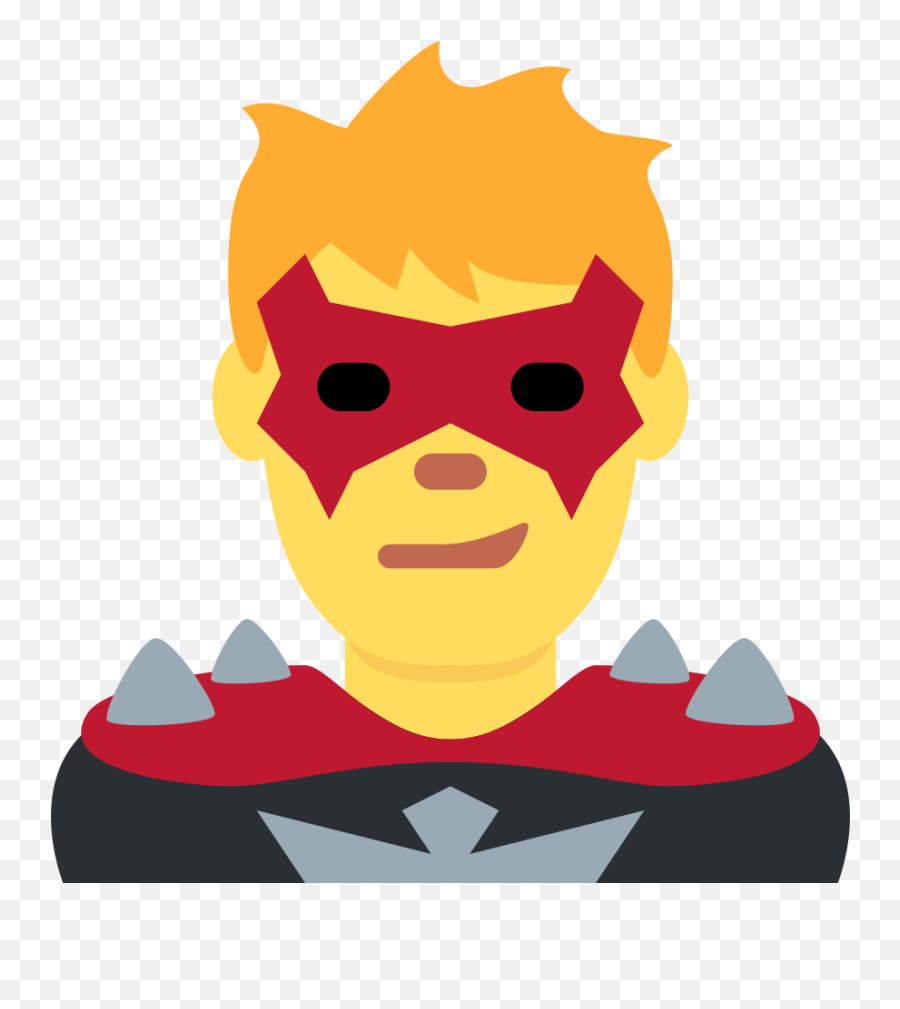 Man Supervillain Emoji - Emoji Villano,Criminal Emoji