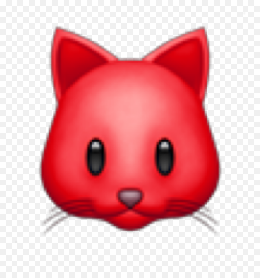 Cat Dudahmt Cat Red Neonred Tumblr - Soft Emoji,10.1 Emojis