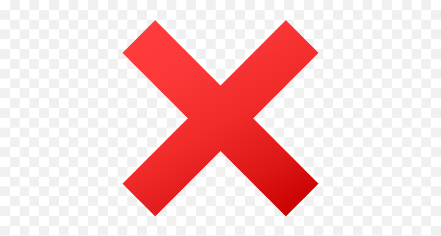 Emoji Cross - No Check Icon Png,Aries Symbol Emoji