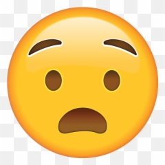 Progress - Anguished Face Emoji,Present Emoji
